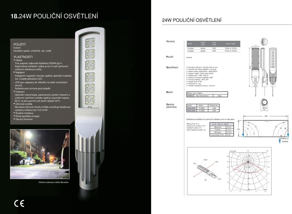 LED jsou zapojeny do několika na sobě nezávislých okruhů. Sofistikovaná ochrana proti přepětí.