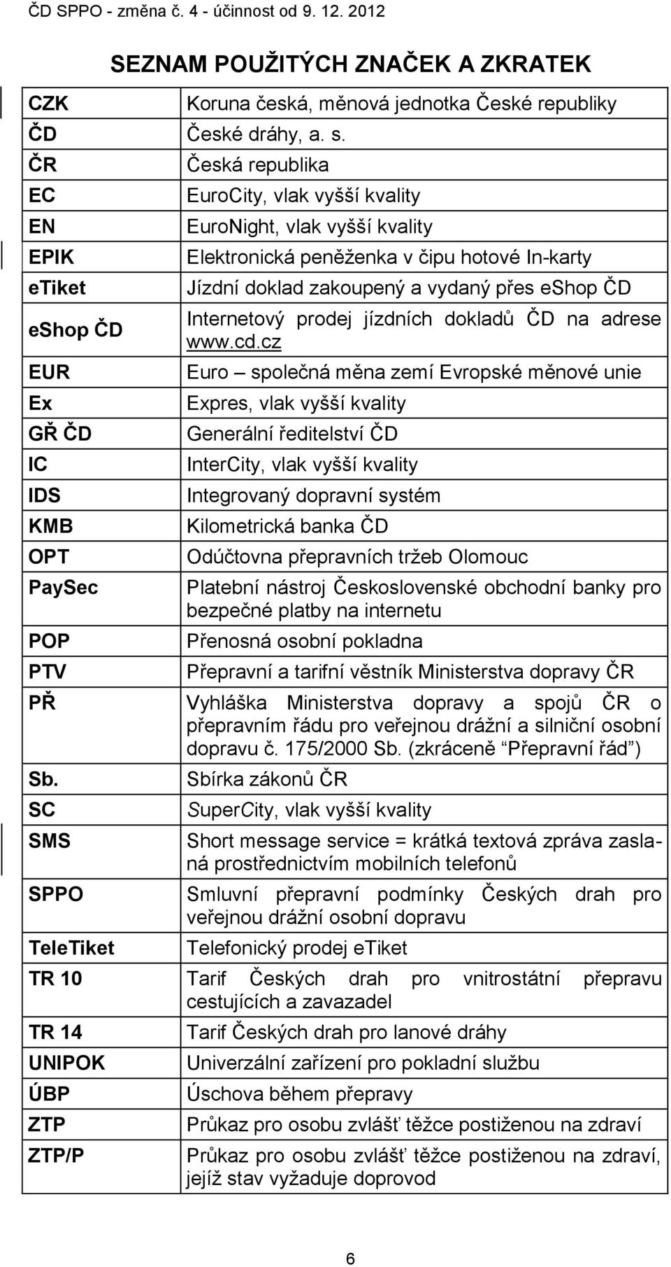 Internetový prodej jízdních dokladů ČD na adrese www.cd.