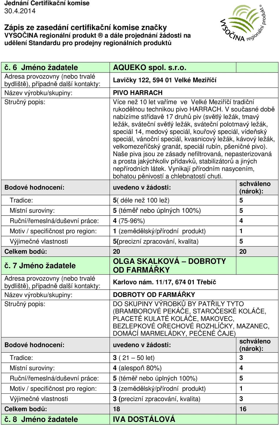 speciál, kvasnicový ležák, kávový ležák, velkomezeříčský granát, speciál rubín, pšeničné pivo).