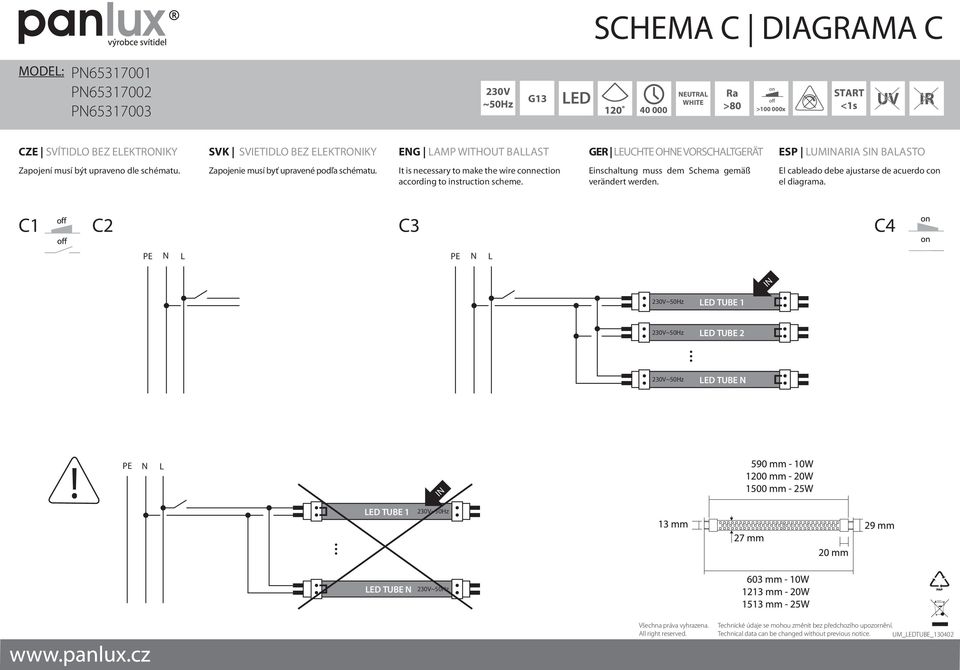 It is necessary to make the wire connection according to instruction scheme.