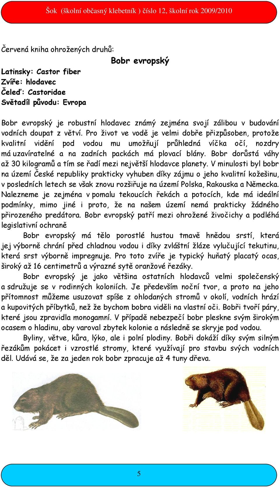 Pro život ve vodě je velmi dobře přizpůsoben, protože kvalitní vidění pod vodou mu umožňují průhledná víčka očí, nozdry má uzavíratelné a na zadních packách má plovací blány.