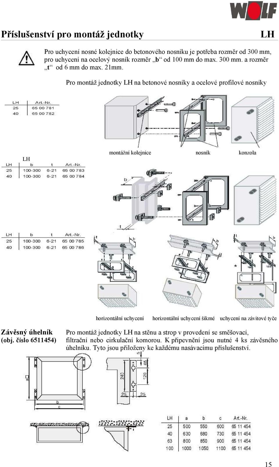 Pro montáž jednotky na betonové nosníky a ocelové profilové nosníky montážní kolejnice nosník konzola horizontální uchycení Závěsný úhelník (obj.