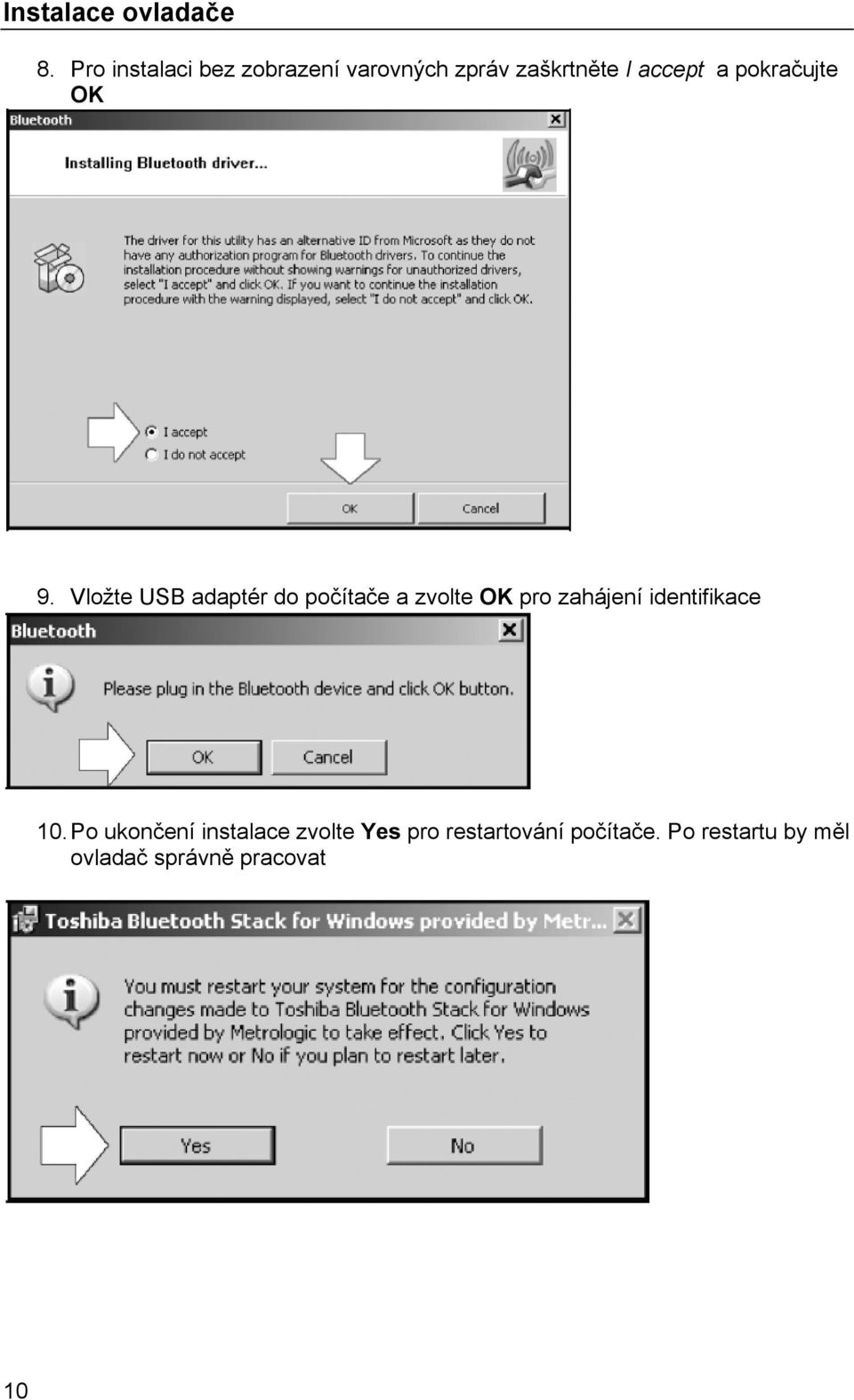 pokračujte OK 9.