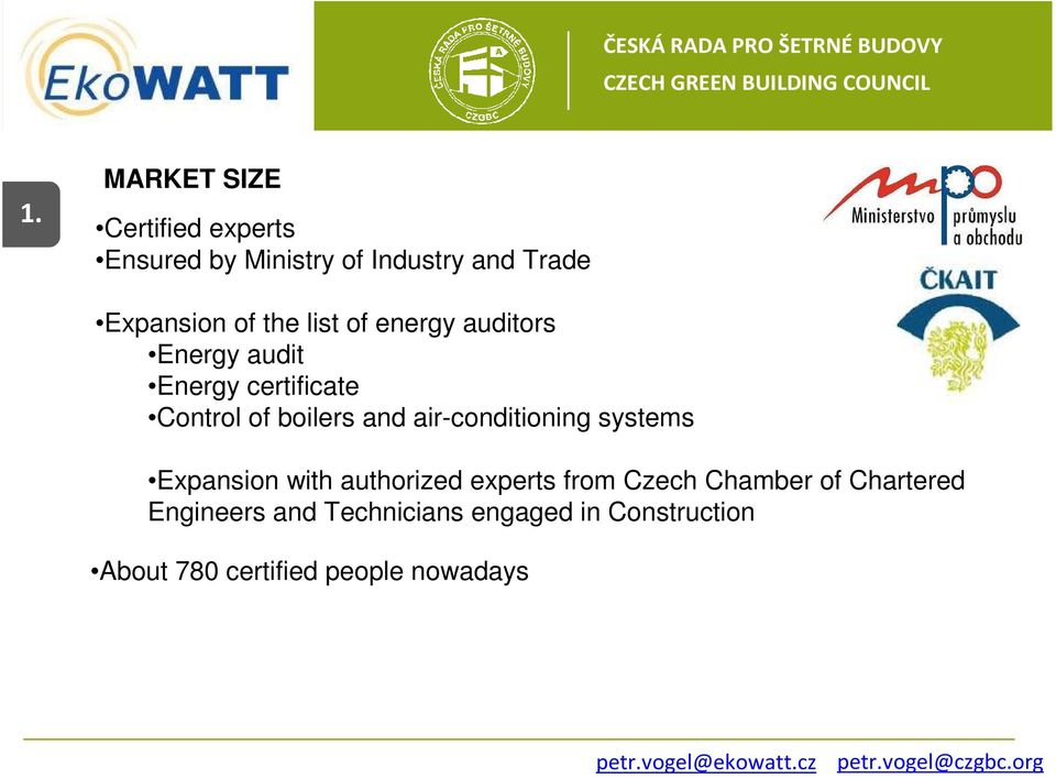 air-conditioning systems Expansion with authorized experts from Czech Chamber of