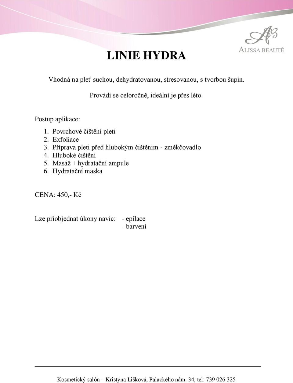 Příprava pleti před hlubokým čištěním - změkčovadlo 5.