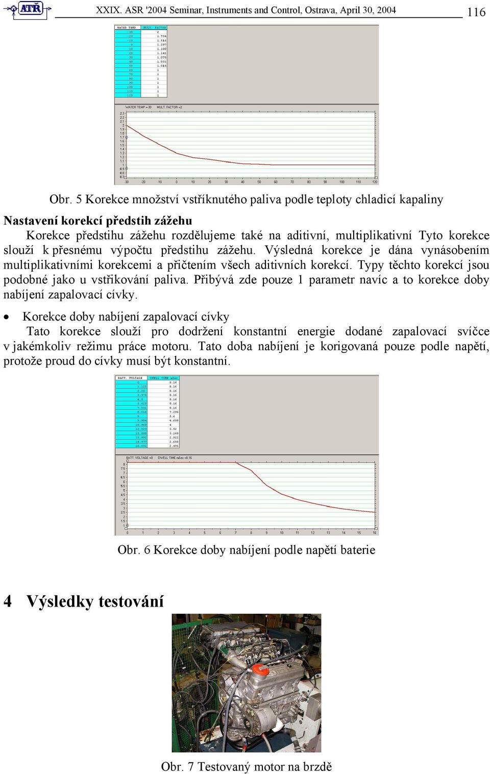 přesnému výpočtu předstihu zážehu. Výsledná korekce je dána vynásobením multiplikativními korekcemi a přičtením všech aditivních korekcí. Typy těchto korekcí jsou podobné jako u vstřikování paliva.