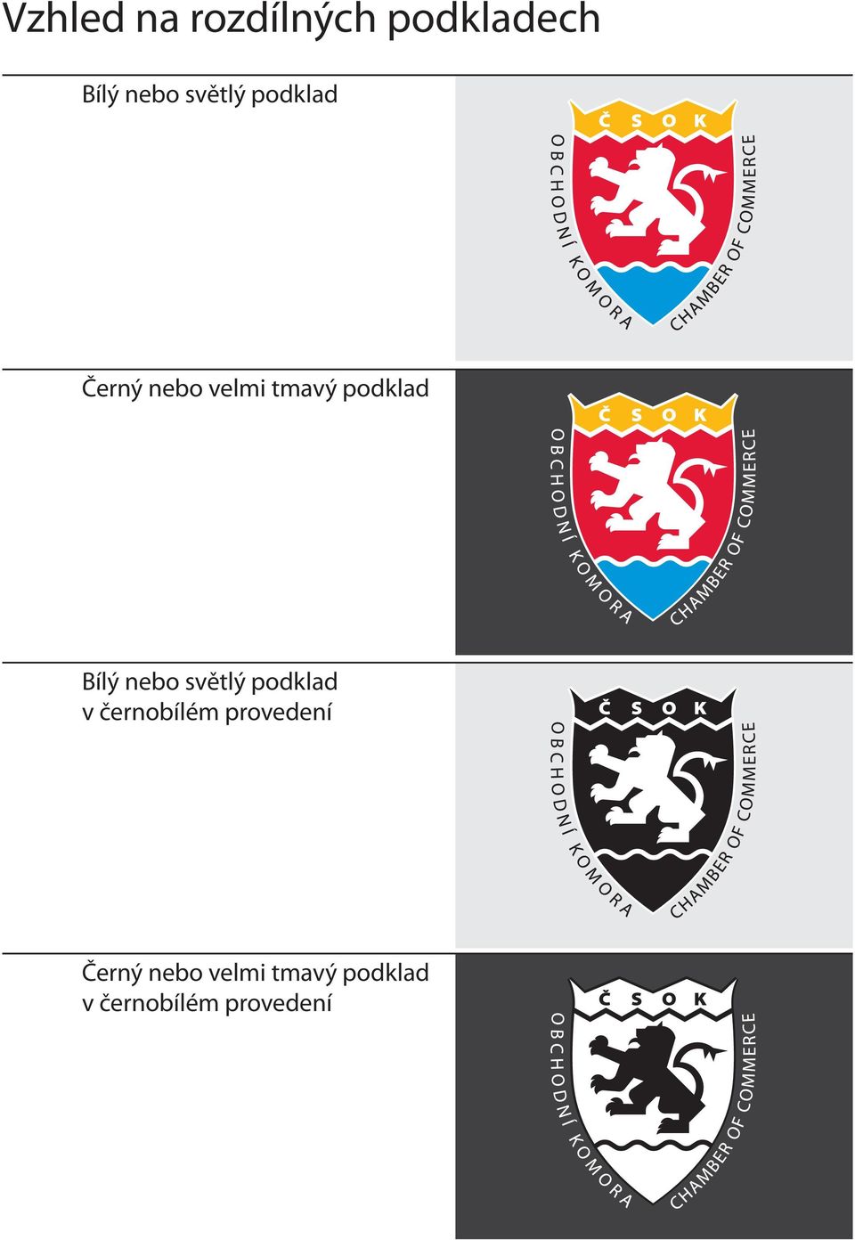 Bílý nebo světlý podklad v černobílém provedení