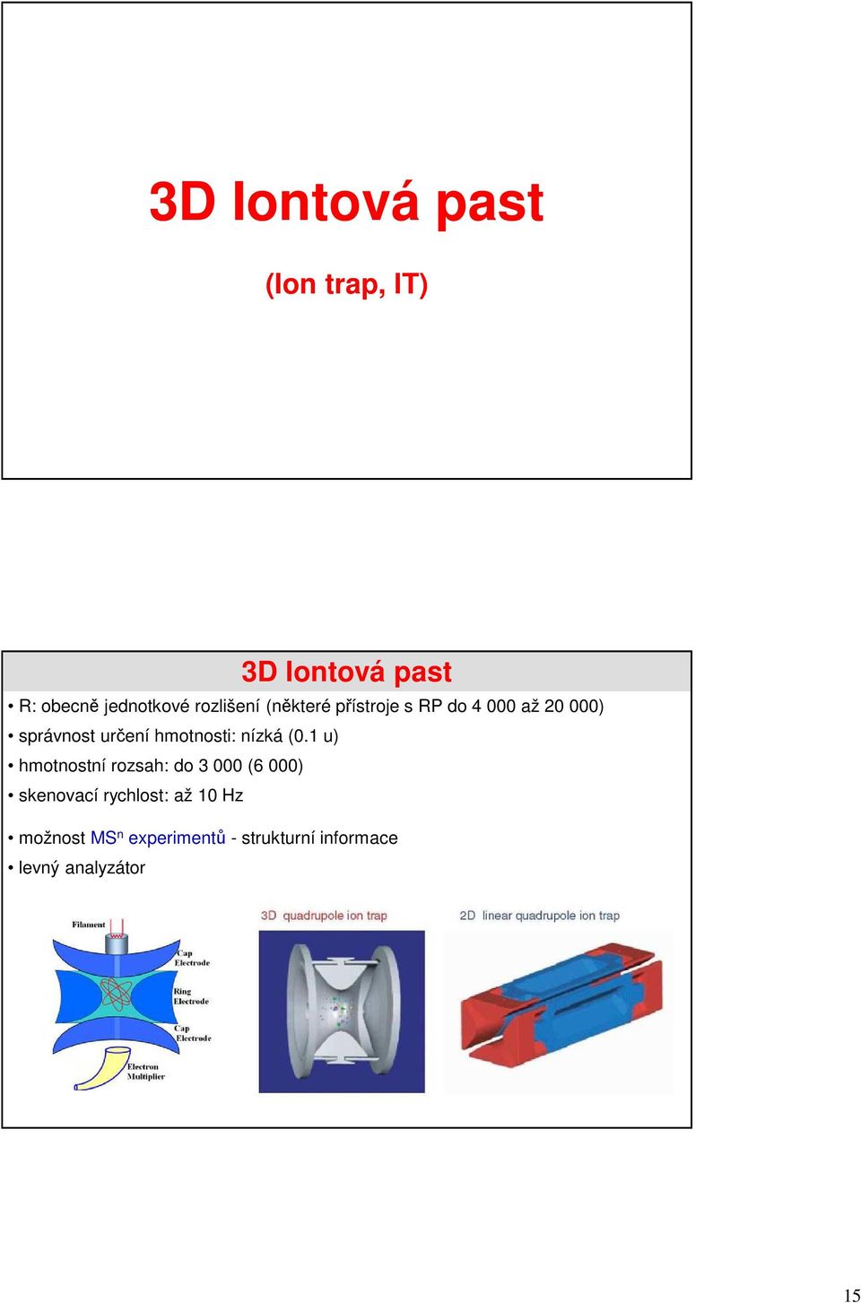 hmotnosti: nízká (0.