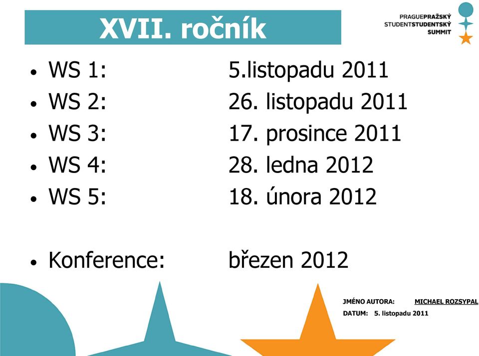 listopadu 2011 WS 3: 17.