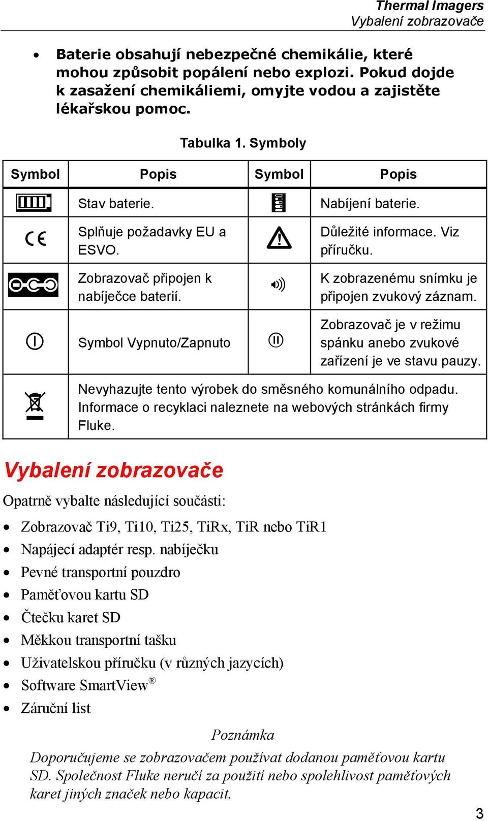 e K zobrazenému snímku je připojen zvukový záznam. O Symbol Vypnuto/Zapnuto f Zobrazovač je v režimu spánku anebo zvukové zařízení je ve stavu pauzy.