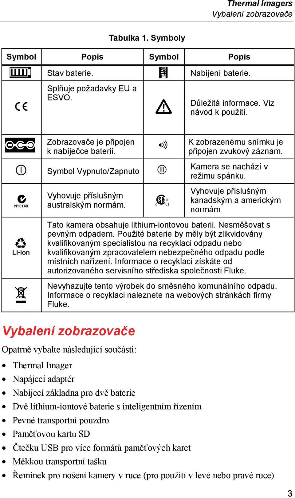 Vyhovuje příslušným kanadským a americkým normám Tato kamera obsahuje lithium-iontovou baterii. Nesměšovat s pevným odpadem.