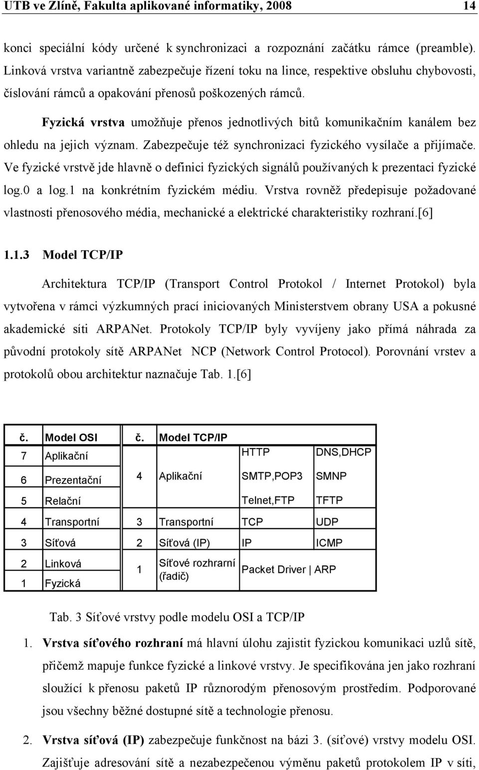 Fyzická vrstva umožňuje přenos jednotlivých bitů komunikačním kanálem bez ohledu na jejich význam. Zabezpečuje též synchronizaci fyzického vysílače a přijímače.