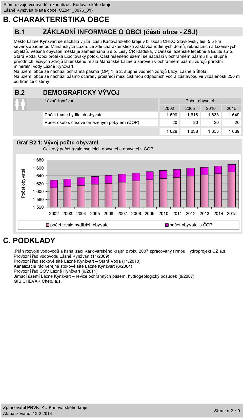 Je zde charakteristická zástavba rodinných domů, rekreačních a lázeňských objektů. Většina obyvatel města je zaměstnána u s.p. Lesy ČR Kladská, v Dětské lázeňské léčebně a Eutitu s.r.o. Stará Voda.