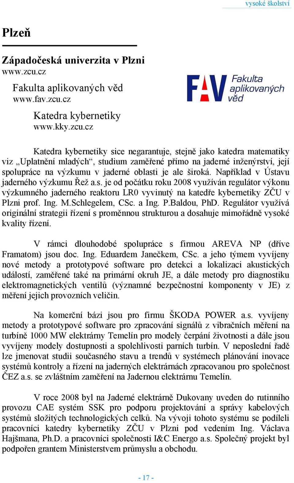 cz Katedra kybernetiky www.kky.zcu.