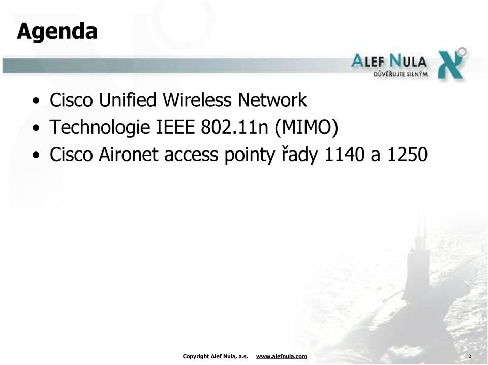 11n (MIMO) Cisco Aironet access pointy