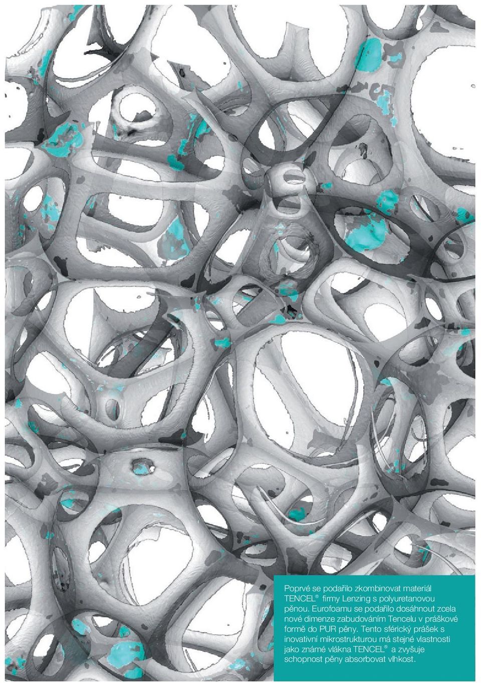 eurofoamu se podařilo dosáhnout zcela nové dimenze zabudováním tencelu v práškové