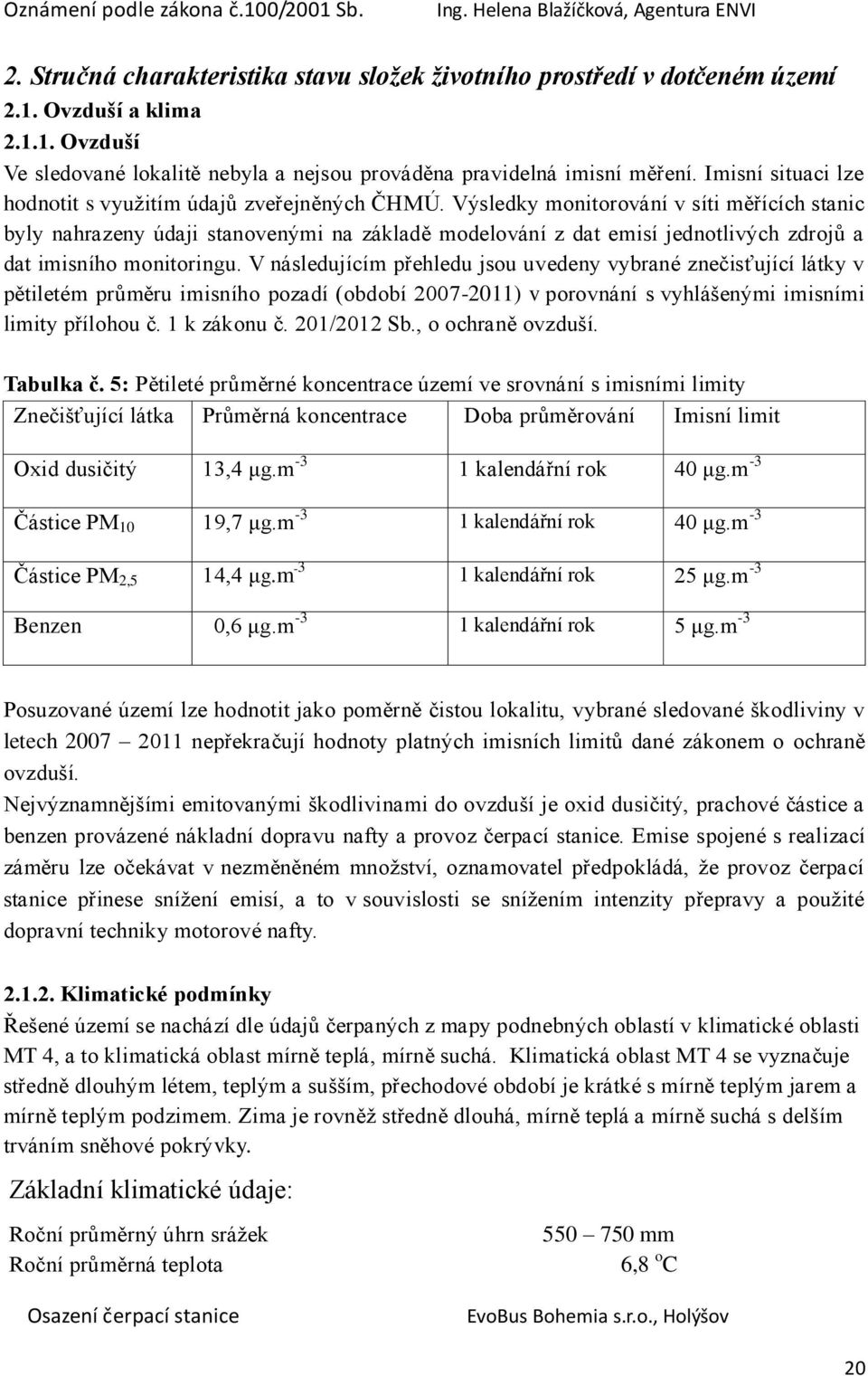 Výsledky monitorování v síti měřících stanic byly nahrazeny údaji stanovenými na základě modelování z dat emisí jednotlivých zdrojů a dat imisního monitoringu.