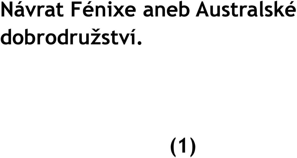 Australské