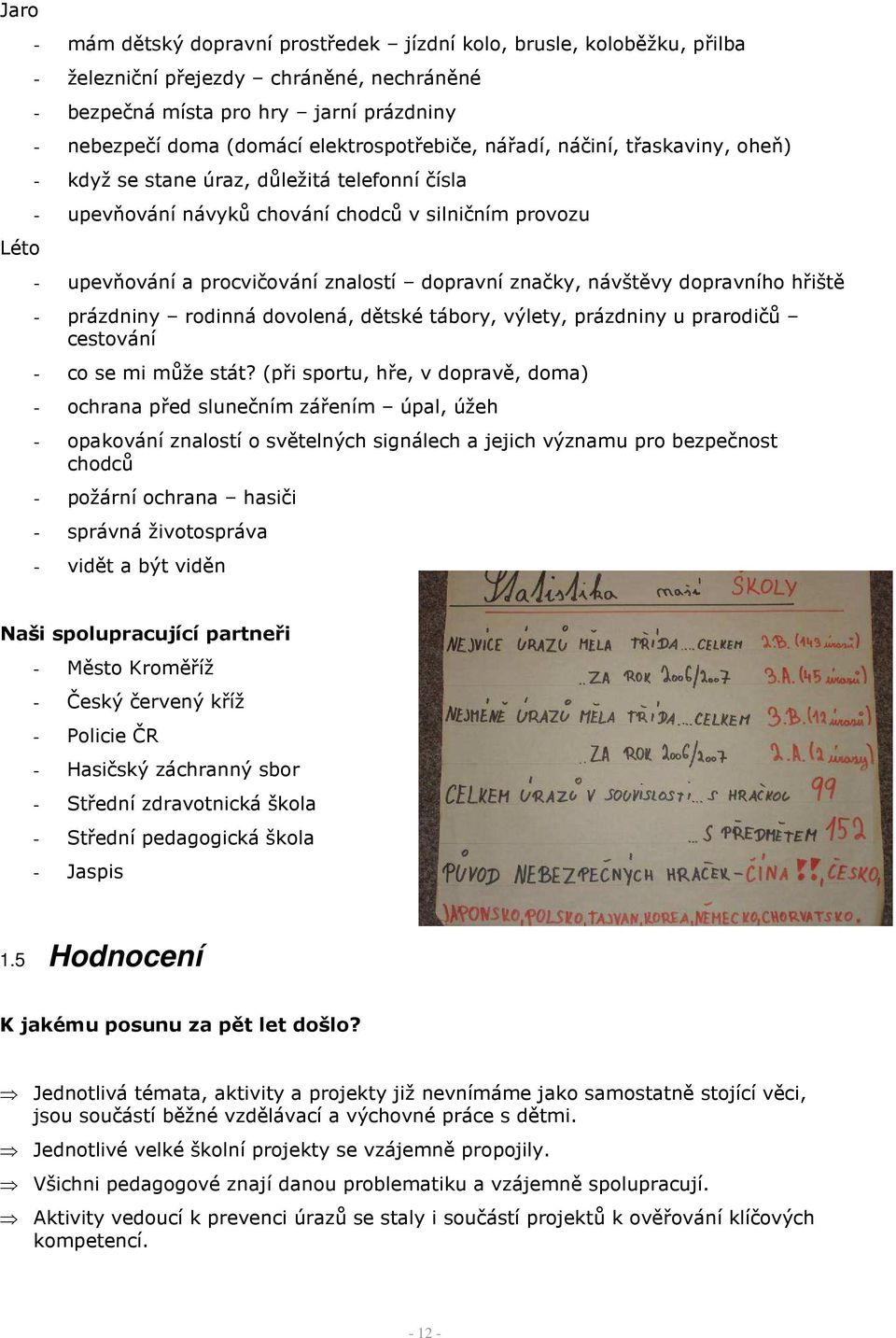 dopravní značky, návštěvy dopravního hřiště - prázdniny rodinná dovolená, dětské tábory, výlety, prázdniny u prarodičů cestování - co se mi může stát?