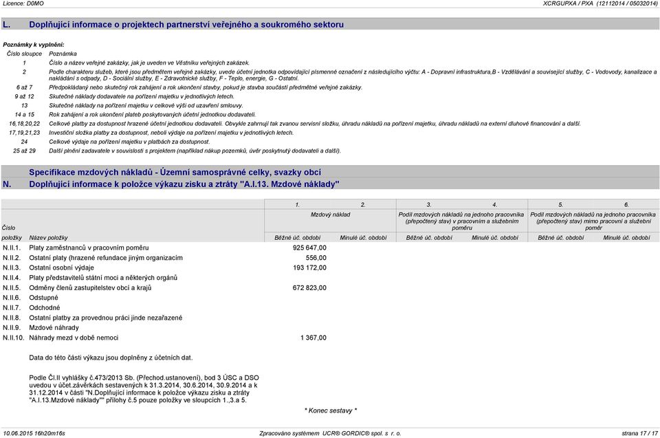 2 Podle charakteru služeb, které jsou předmětem veřejné zakázky, uvede účetní jednotka odpovídající písmenné označení z následujícího výčtu: A - Dopravní infrastruktura,b - Vzdělávání a související