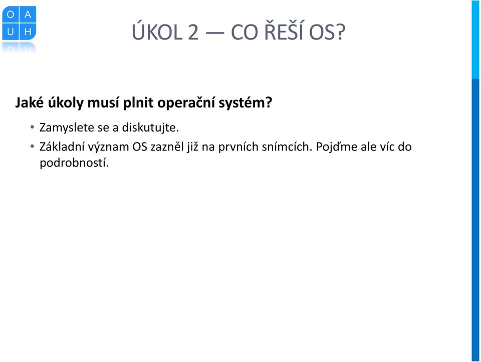 Zamyslete se a diskutujte.