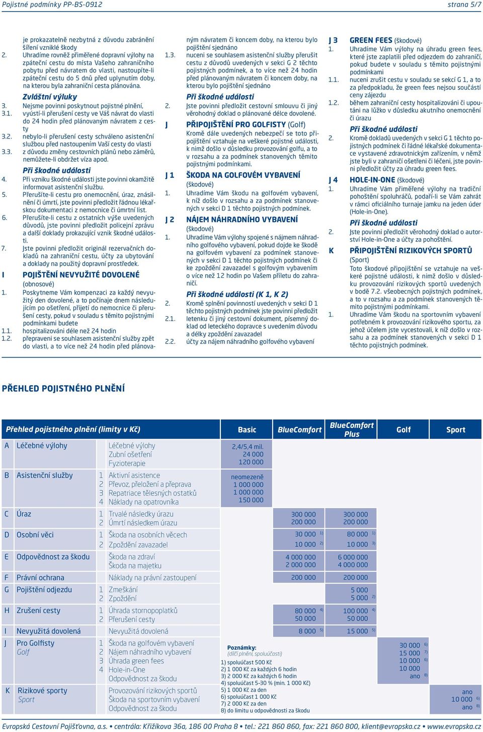 zahraniční cesta plánována. 3. Nejsme povinni poskytnout pojistné plnění, 3.1. vyústí-li přerušení cesty ve Váš návrat do vlasti do 4 hodin před plánovaným návratem z cesty 3.