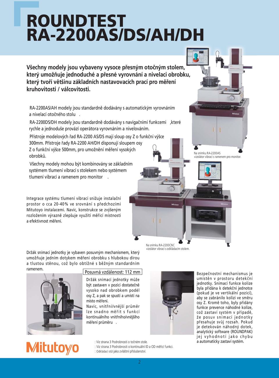 RA-2200DS/DH modely jsou standardně dodávány s navigačními funkcemi,které rychle a jednoduše provází operátora vyrovnáním a nivelováním.