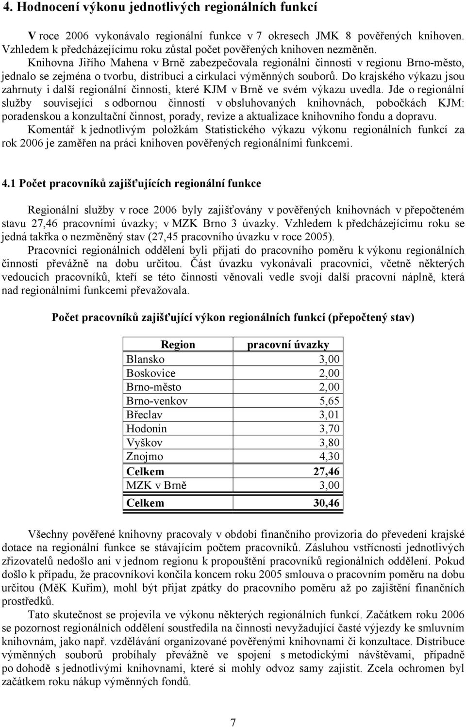 Do krajského výkazu jsou zahrnuty i další regionální činnosti, které KJM v Brně ve svém výkazu uvedla.