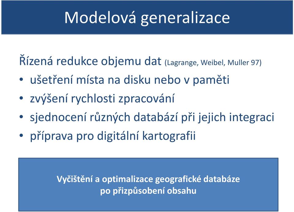 sjednocení různých databází při jejich integraci příprava pro digitální