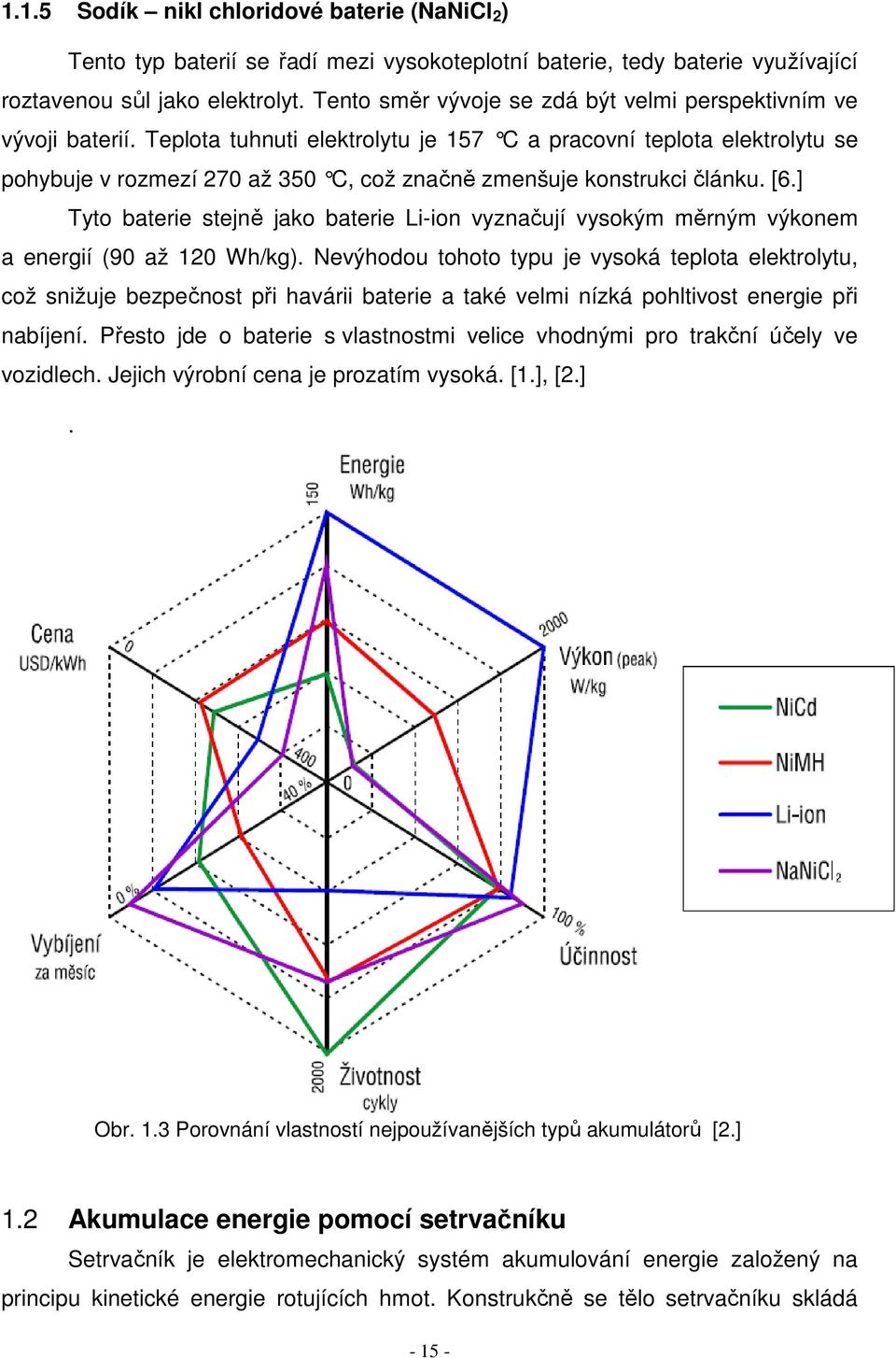 Teplota tuhnuti elektrolytu je 157 C a pracovní teplota elektrolytu se pohybuje v rozmezí 70 až 350 C, což značně zmenšuje konstrukci článku. [6.