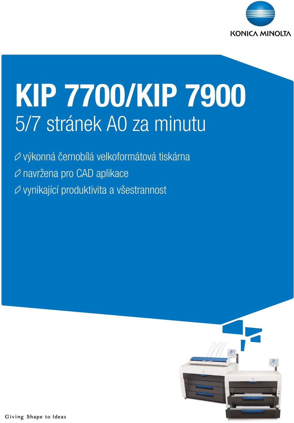velkoformátová tiskárna navržena pro
