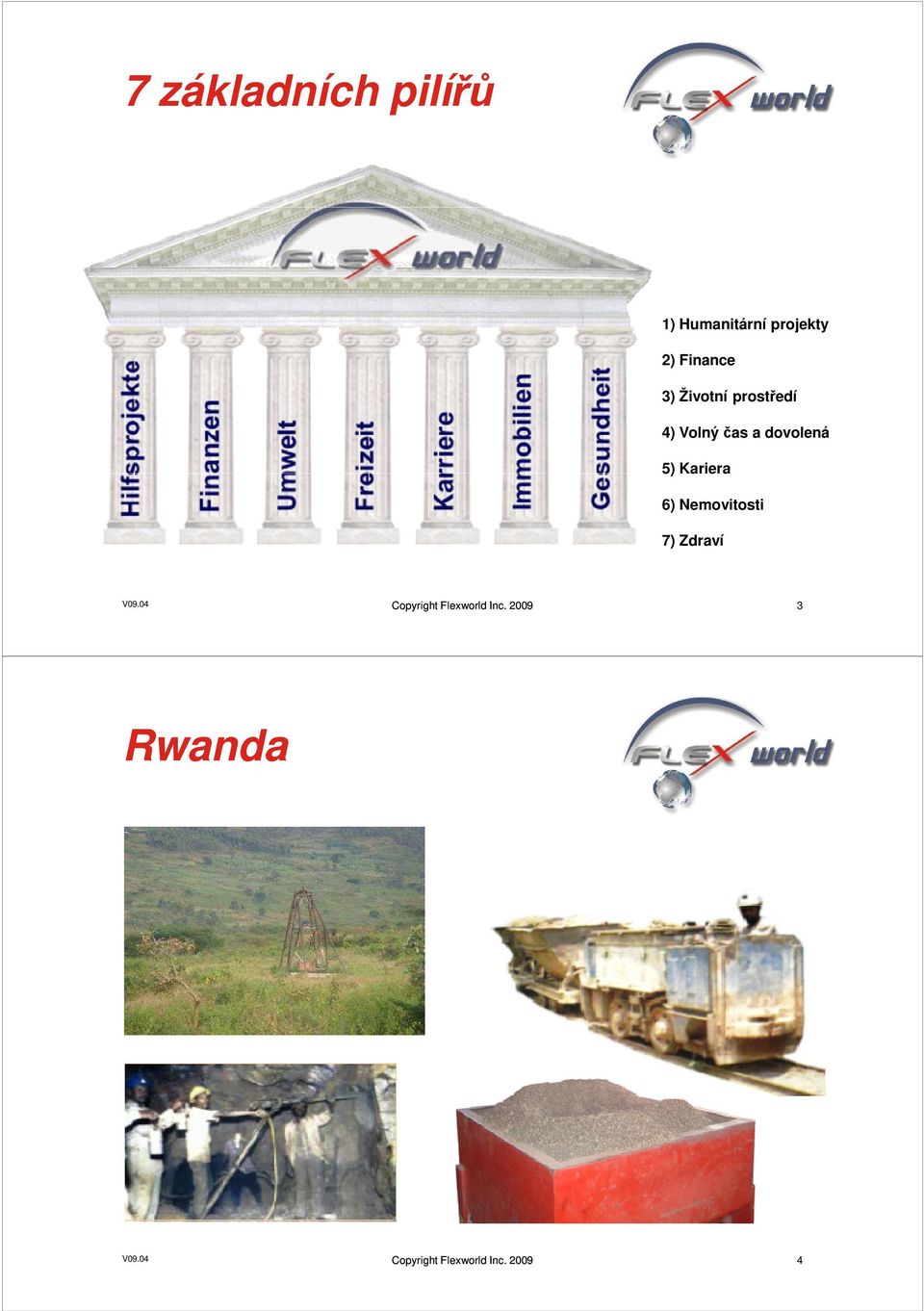 Kariera 6) Nemovitosti 7) Zdraví V09.