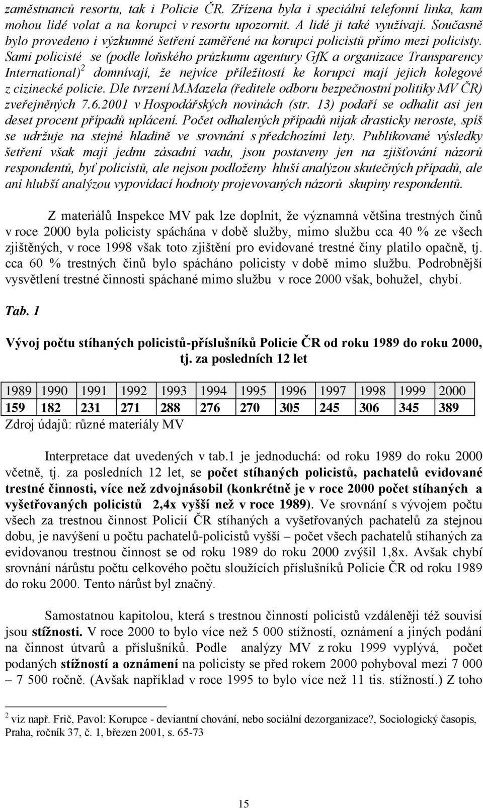 Sami policisté se (podle loňského průzkumu agentury GfK a organizace Transparency International) 2 domnívají, že nejvíce příležitostí ke korupci mají jejich kolegové z cizinecké policie.