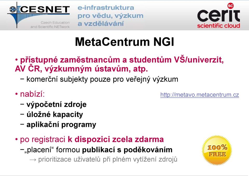 aplikační programy http://metavo.metacentrum.