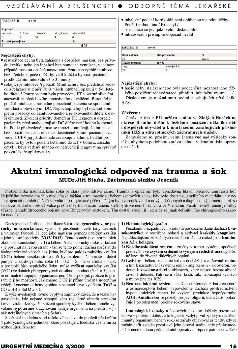 opačně nasazenou. Fenomén rychlé intubace bez předchozí péče o DC by vedl k těžké hypoxii pacientů prodloužením intervalu až o 3 minuty.