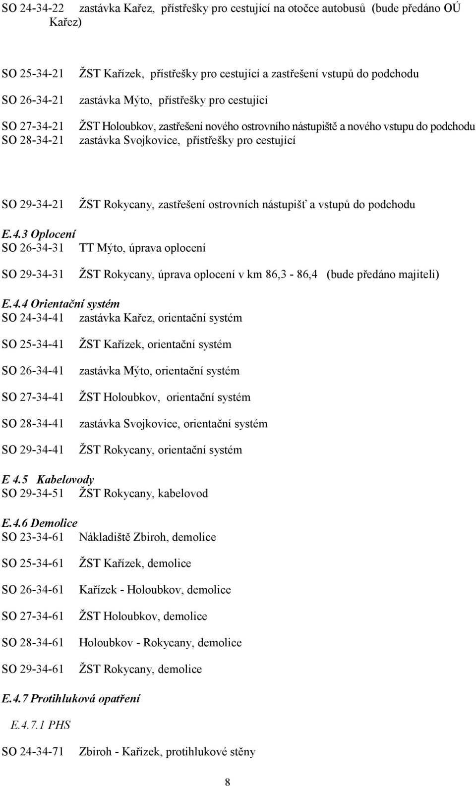 ŽST Rokycany, zastřešení ostrovních nástupišť a vstupů do podchodu E.4.