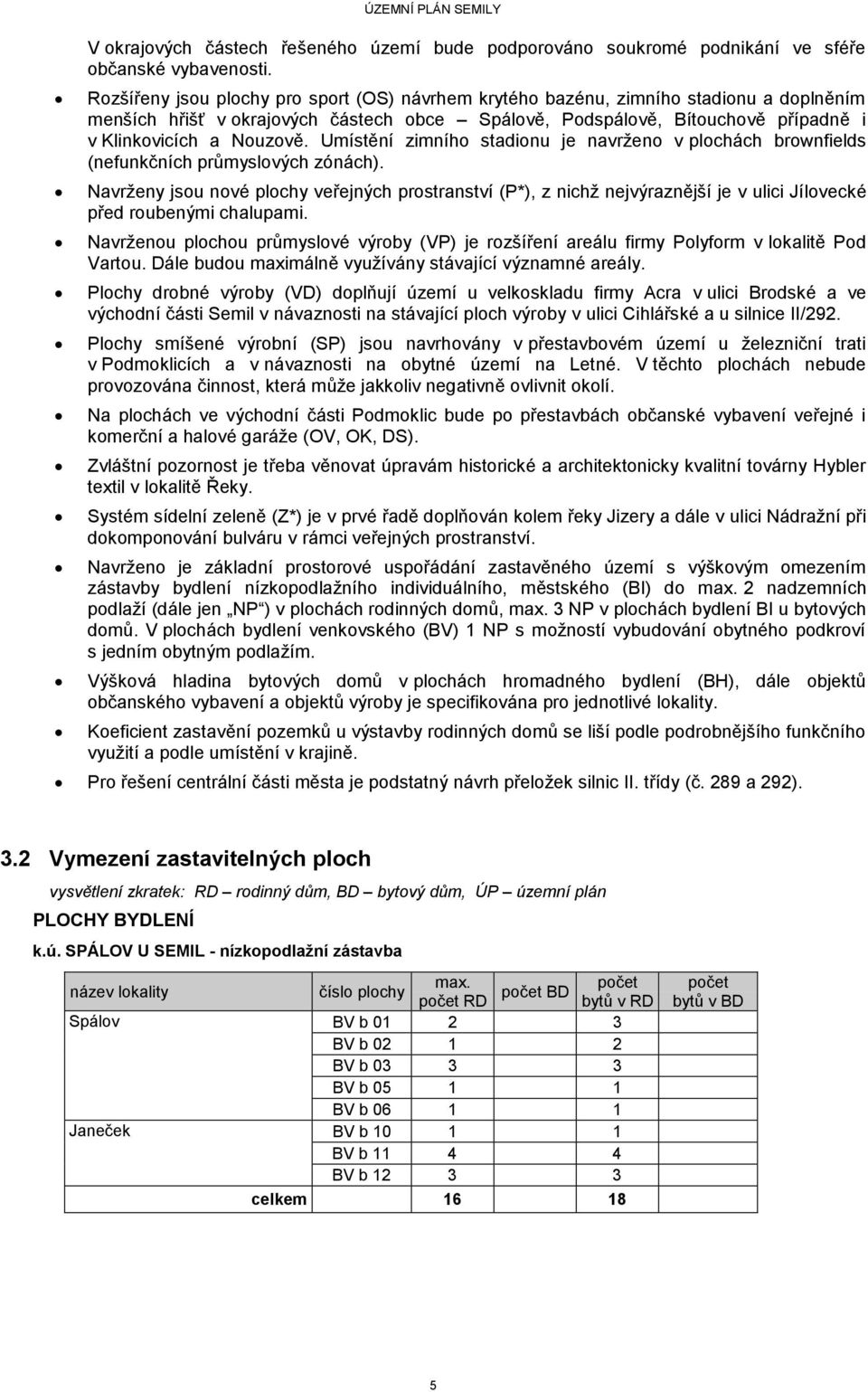 Umístění zimního stadionu je navrženo v plochách brownfields (nefunkčních průmyslových zónách).