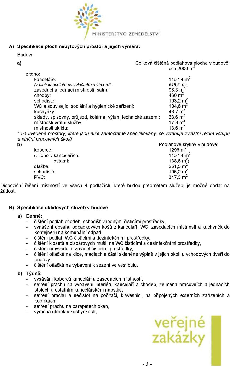 kolárna, výtah, technické zázemí: 63,6 m 2 místnosti vrátní služby: 17,8 m 2 místnosti úklidu: 13,6 m 2 * na uvedené prostory, které jsou níže samostatně specifikovány, se vztahuje zvláštní režim