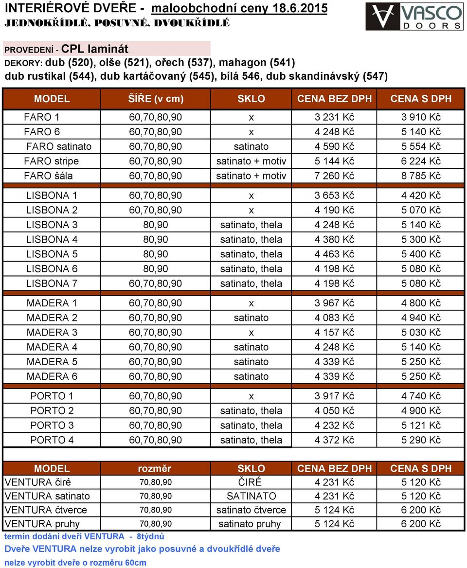 MODEL ŠÍŘE (v cm) SKLO FARO 1 60,70,80,90 x 3 231 Kč 3 910 Kč FARO 6 60,70,80,90 x 4 248 Kč 5 140 Kč FARO satinato 60,70,80,90 satinato 4 590 Kč 5 554 Kč FARO stripe 60,70,80,90 satinato + motiv 5