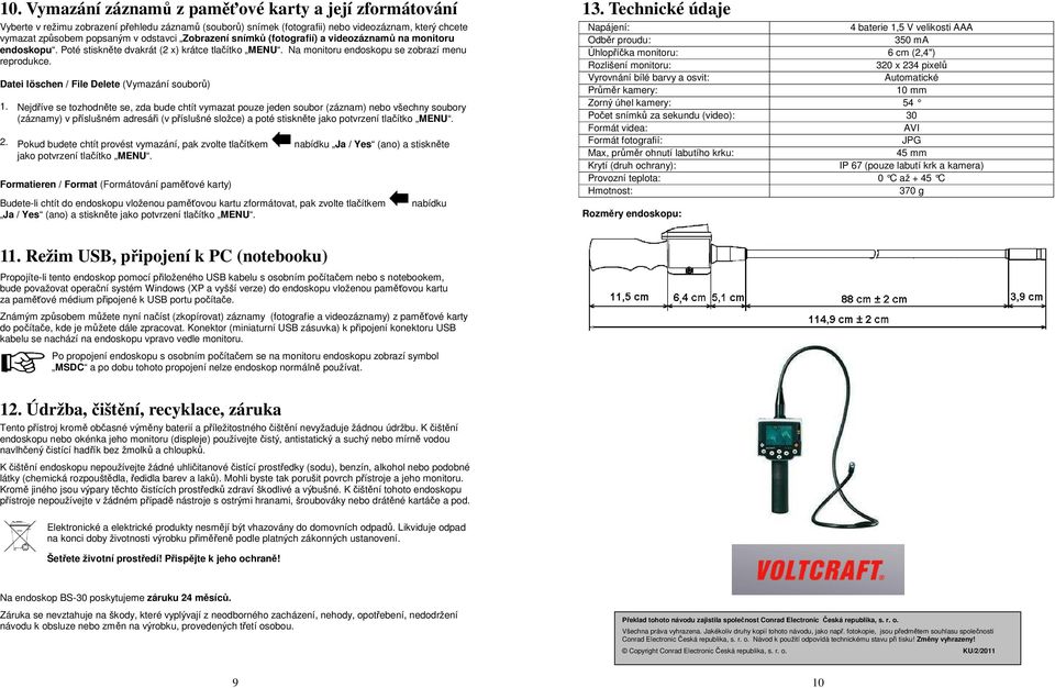 Datei löschen / File Delete (Vymazání souborů) 1.