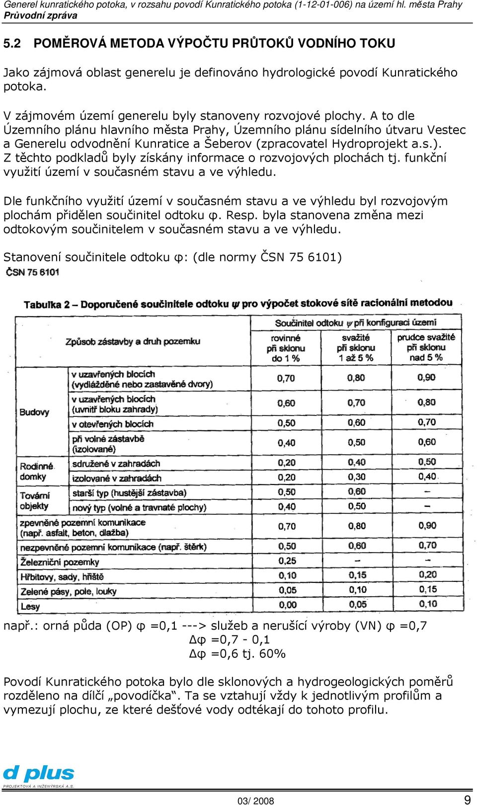 Z těchto podkladů byly získány informace o rozvojových plochách tj. funkční využití území v současném stavu a ve výhledu.