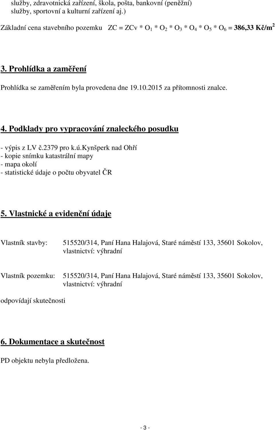 2379 pro k.ú.kynšperk nad Ohří - kopie snímku katastrální mapy - mapa okolí - statistické údaje o počtu obyvatel ČR 5.