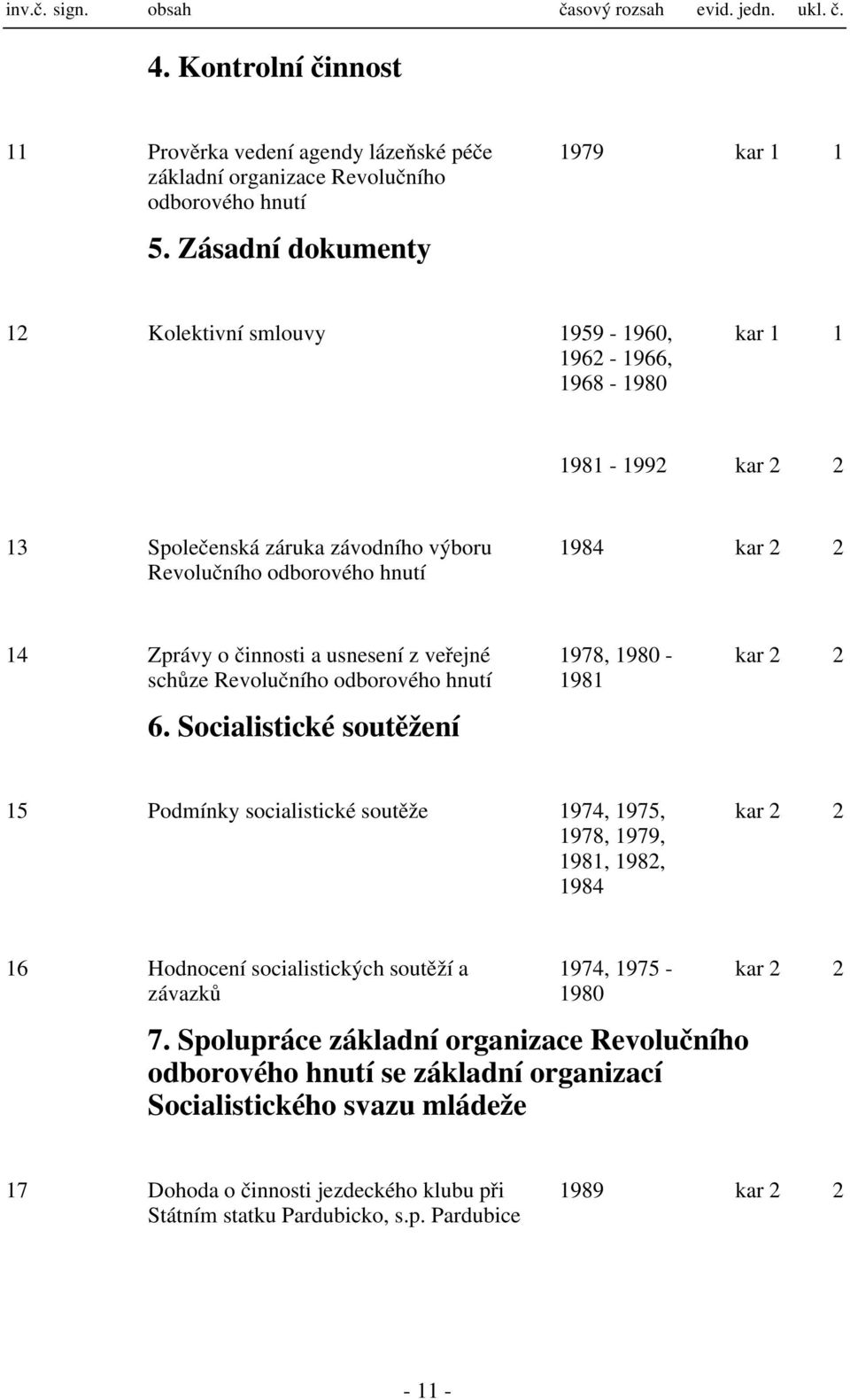 veřejné schůze Revolučního odborového hnutí 978, 980-98 kar 6.