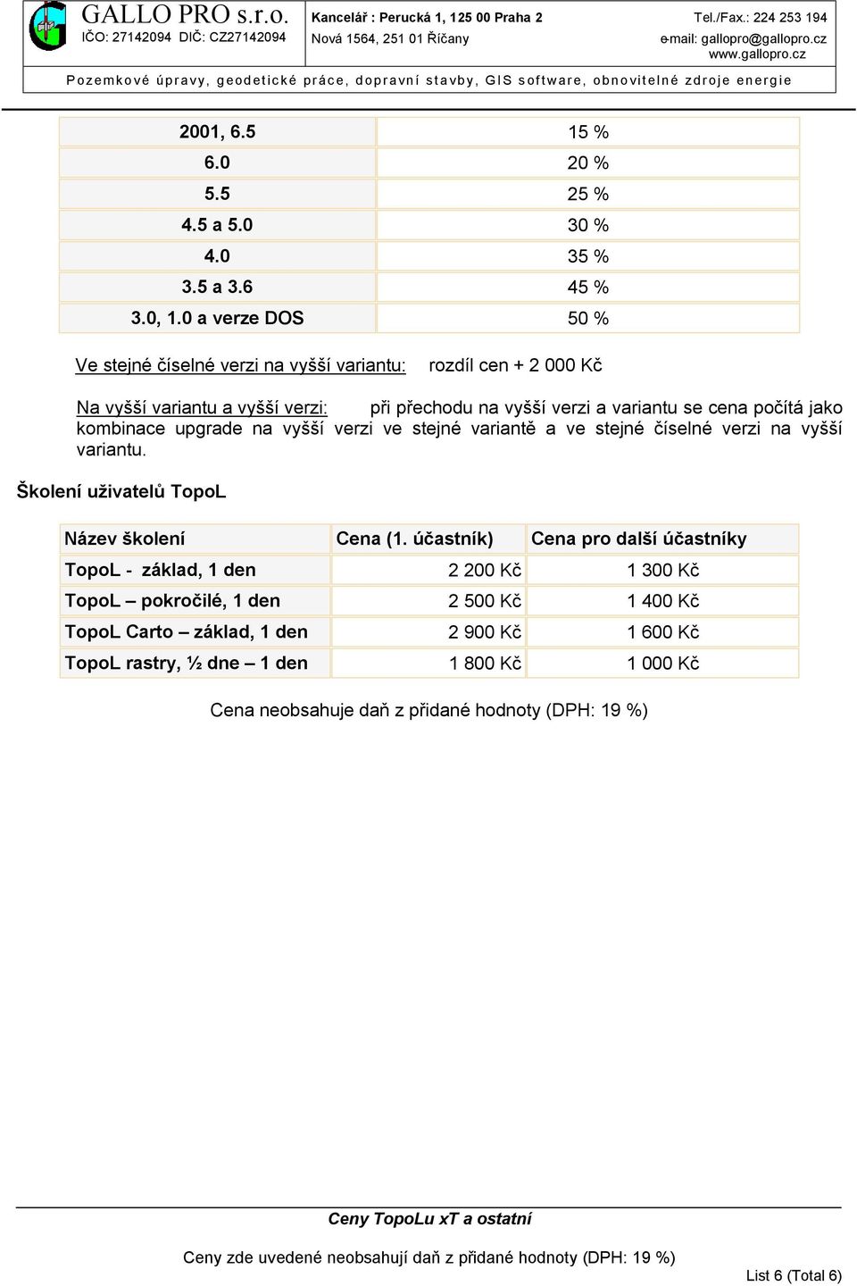 variantu se cena počítá jako kombinace upgrade na vyšší verzi ve stejné variantě a ve stejné číselné verzi na vyšší variantu.