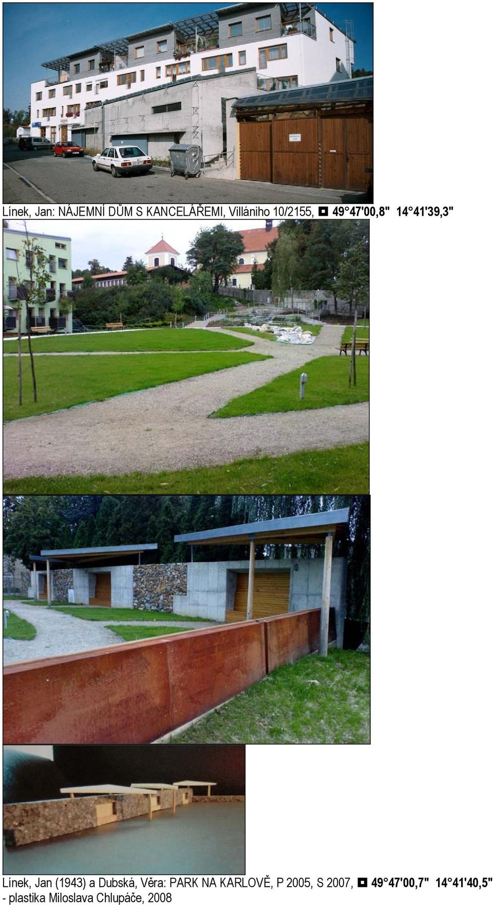 a Dubská, Věra: PARK NA KARLOVĚ, P 2005, S 2007, 49
