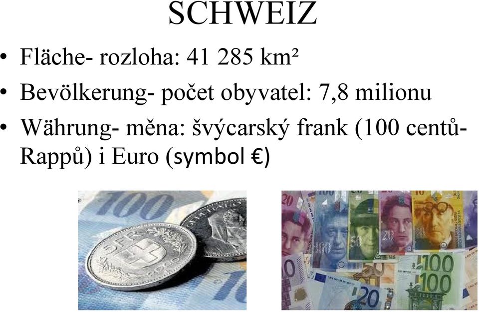 milionu Währung- měna: švýcarský
