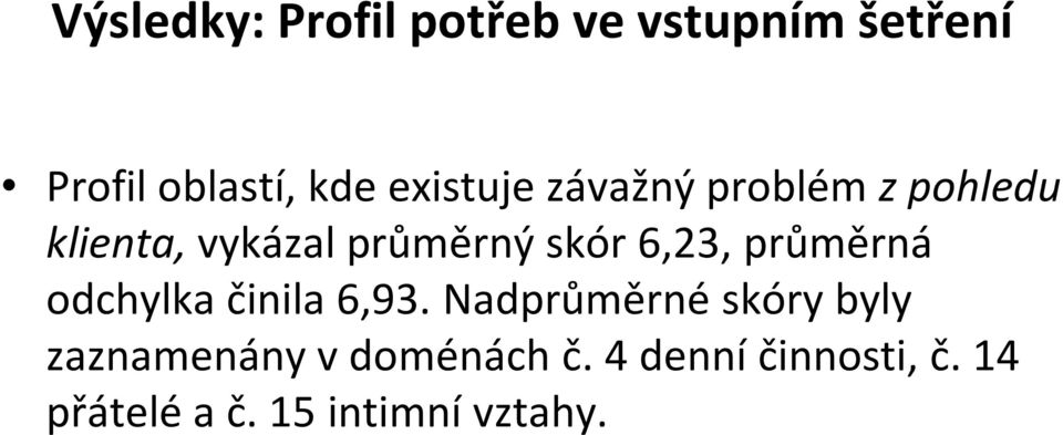 6,23, průměrná odchylka činila 6,93.