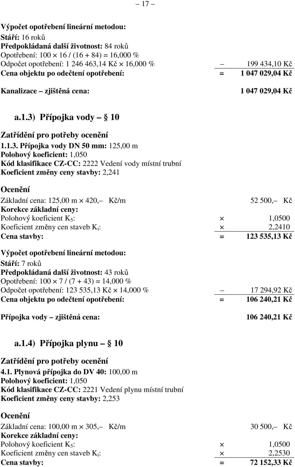 Přípojka vody 10 1.1.3.