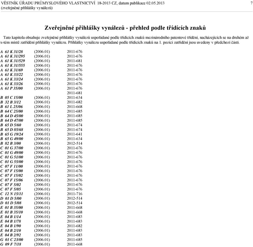 A 61 K 31/28 A 61 K 31/295 A 61 K 31/529 A 61 K 31/555 A 61 K 31/69 A 61 K 33/22 A 61 K 33/24 A 61 K 33/26 A 61 P 35/00 B 05 C 15/00 B 32 B 3/12 B 61 L 25/06 B 64 C 25/00 B 64 D 45/00 B 64 D 47/00 B