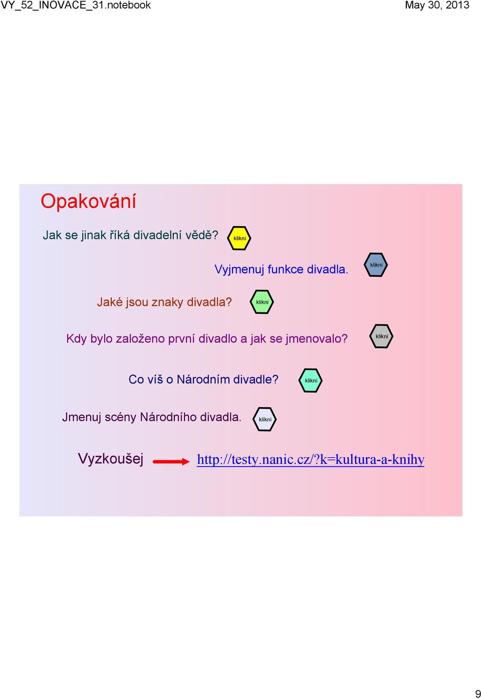 Kdy bylo založeno první divadlo a jak se jmenovalo?